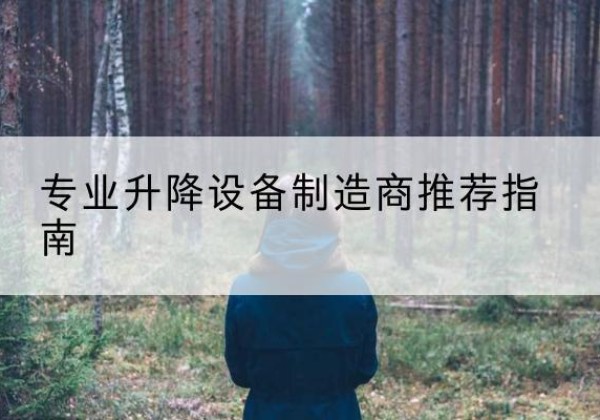 乐安电动剪叉升降平台厂家-专业升降设备制造商推荐指南